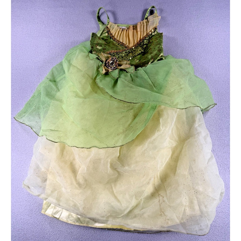 Disney Parks Tiana Costume Princess & Frog Child Size SMALL 5/6